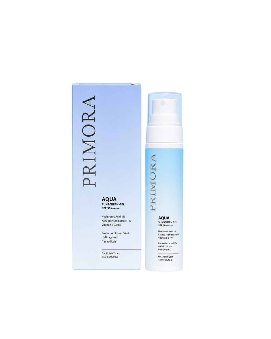 Primora Aqua Gel Sunscreen SPF 50 PA++++
